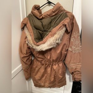 Cabelas Goose Down Winter Jacket Coyote